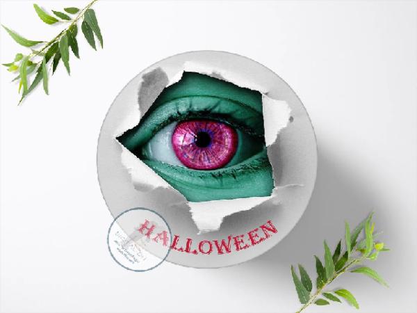 Halloween Tortenaufleger Ø 20cm, 4643